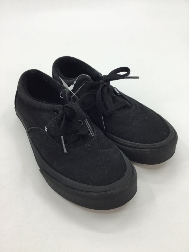 Vans Child Size 3 Youth Black Sneakers