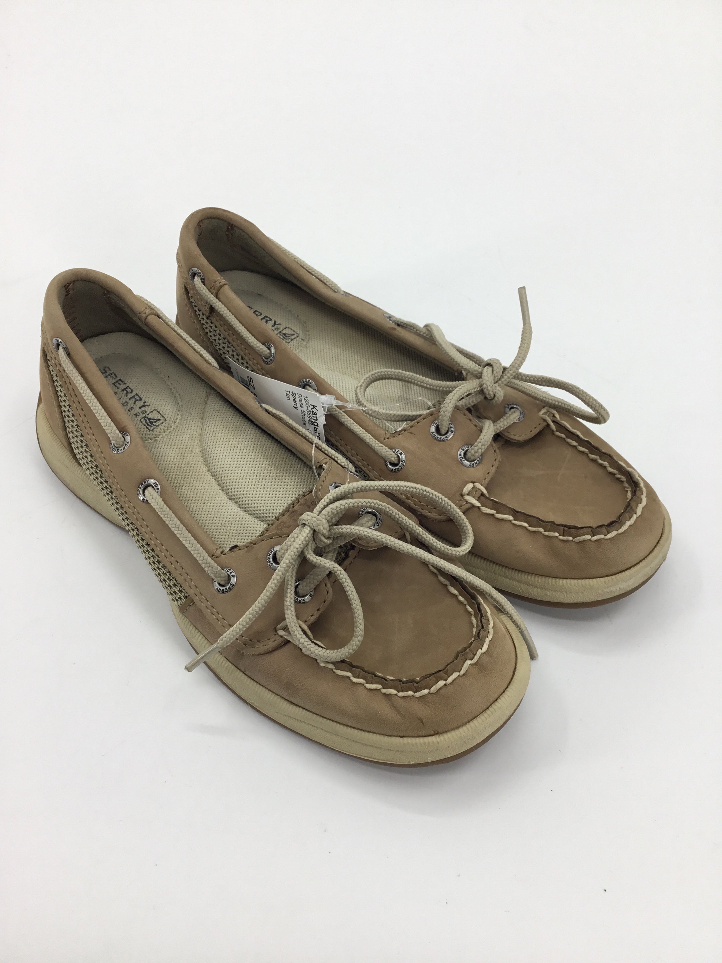 Sperry Child Size 5.5 Youth Tan Dress Shoes