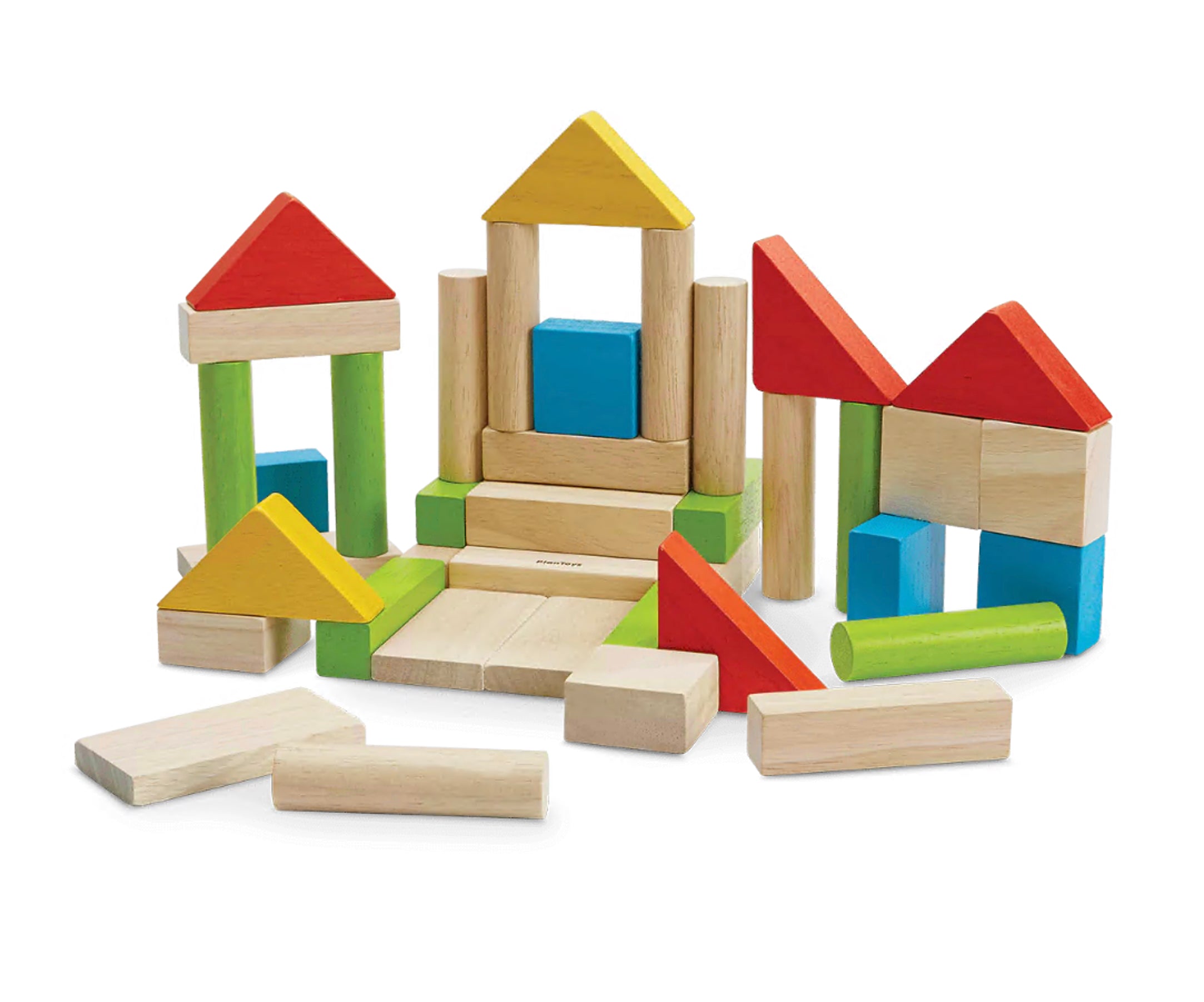 Plan Toys Colorful - 40 Unit Blocks