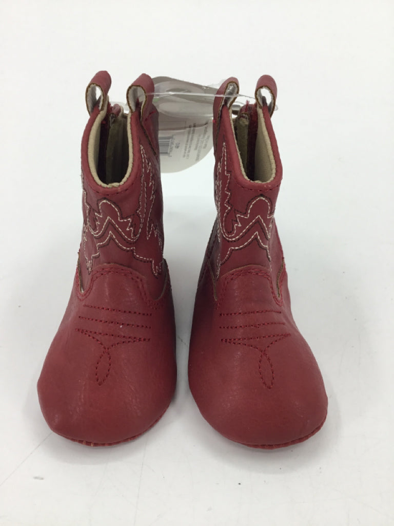 Baby Deer Child Size 2 Toddler Red Baby/Walker Shoes