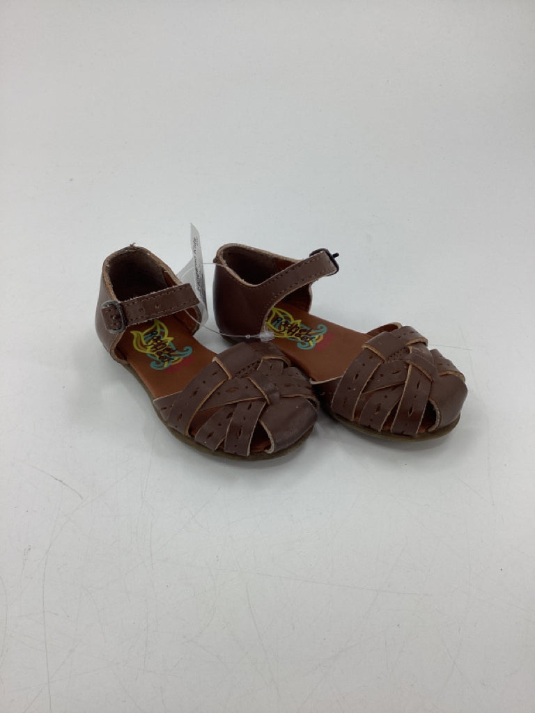 Rachel Shoes Child Size 5 Toddler Brown Sandals/Flip Flops