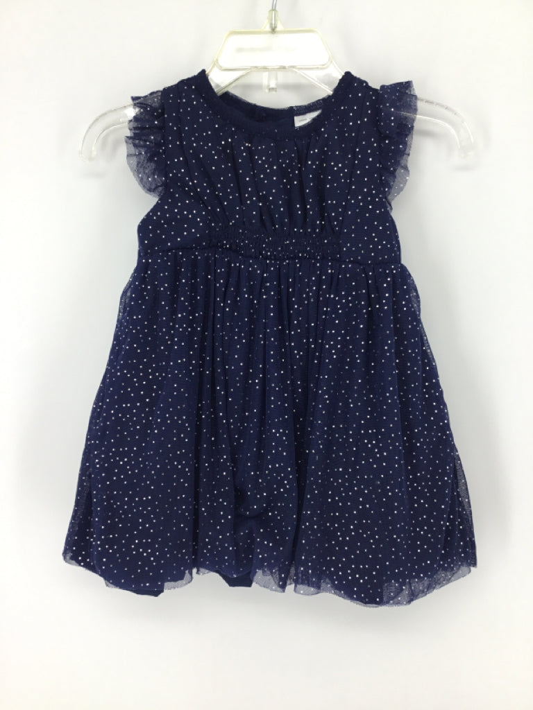 Carter's Child Size 6 Months Blue Dress - girls