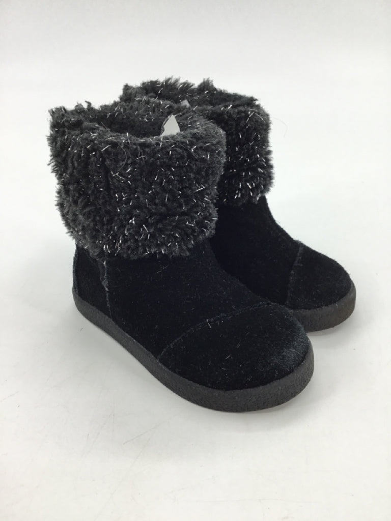 Toms Child Size 5 Toddler Black Boots