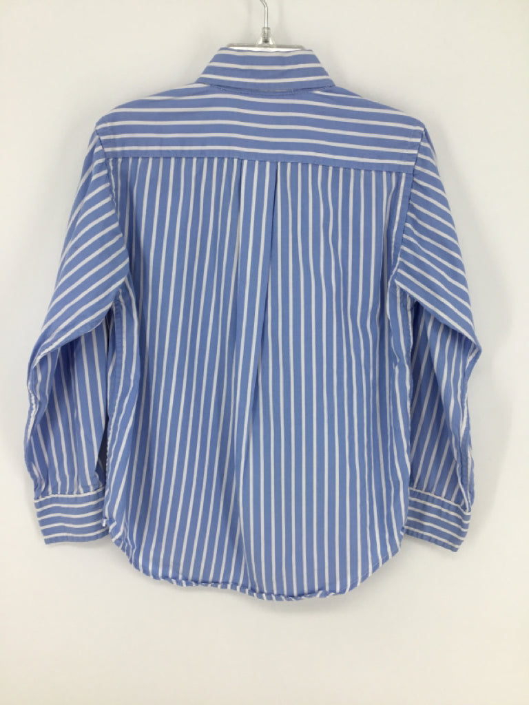 Ralph Lauren Child Size 5 Blue Stripe Shirt - boys