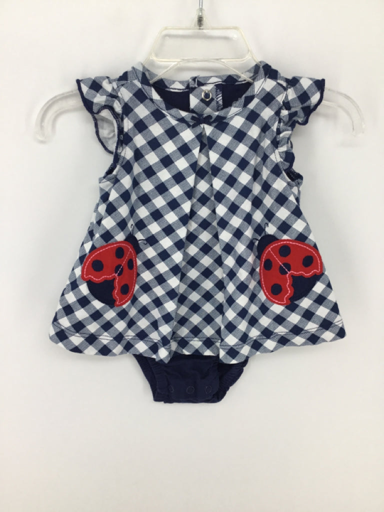 Child of Mine Child Size 0-3 Months Navy Outfit - girls