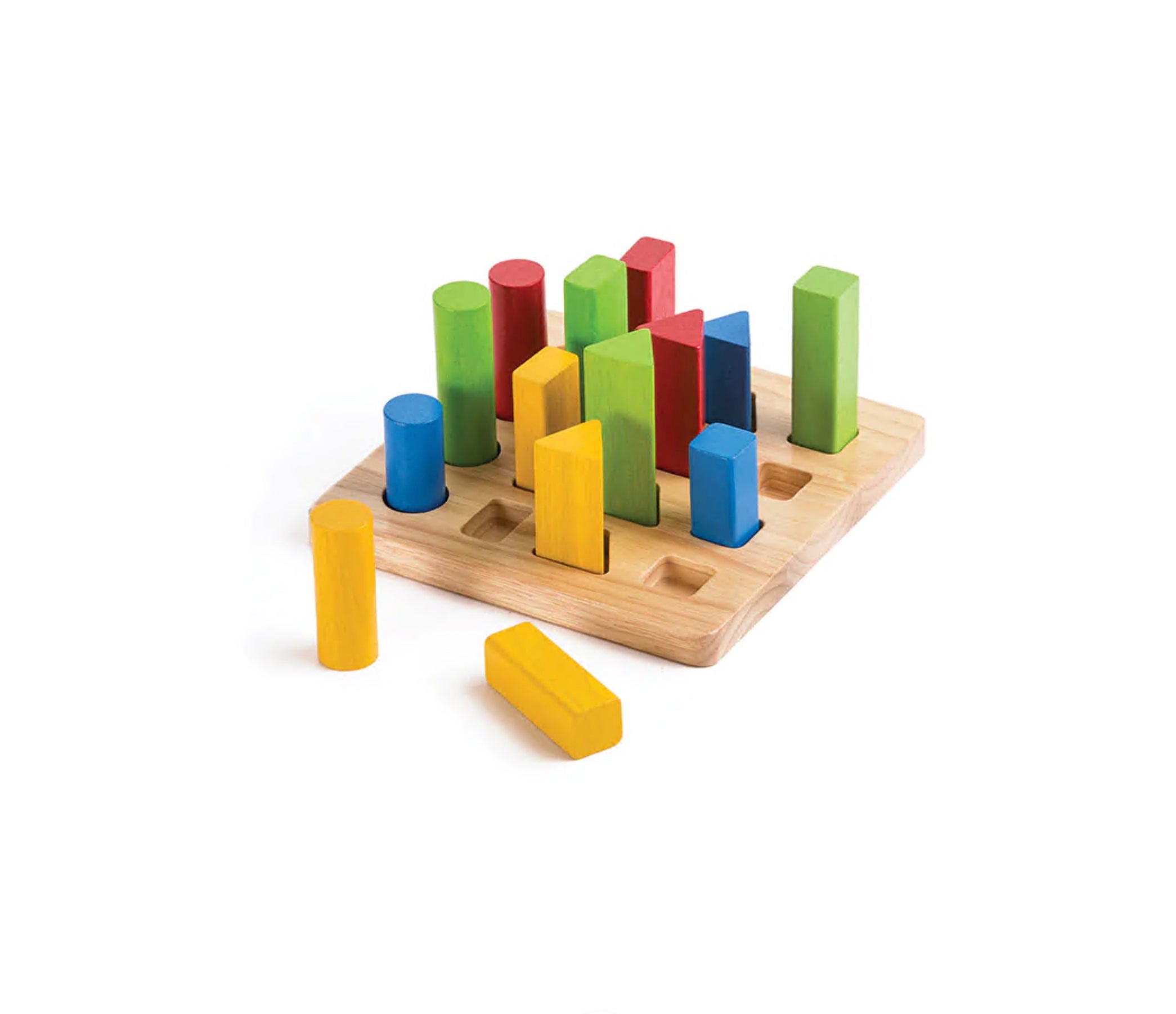 Plan Toys - Geometric Peg Board