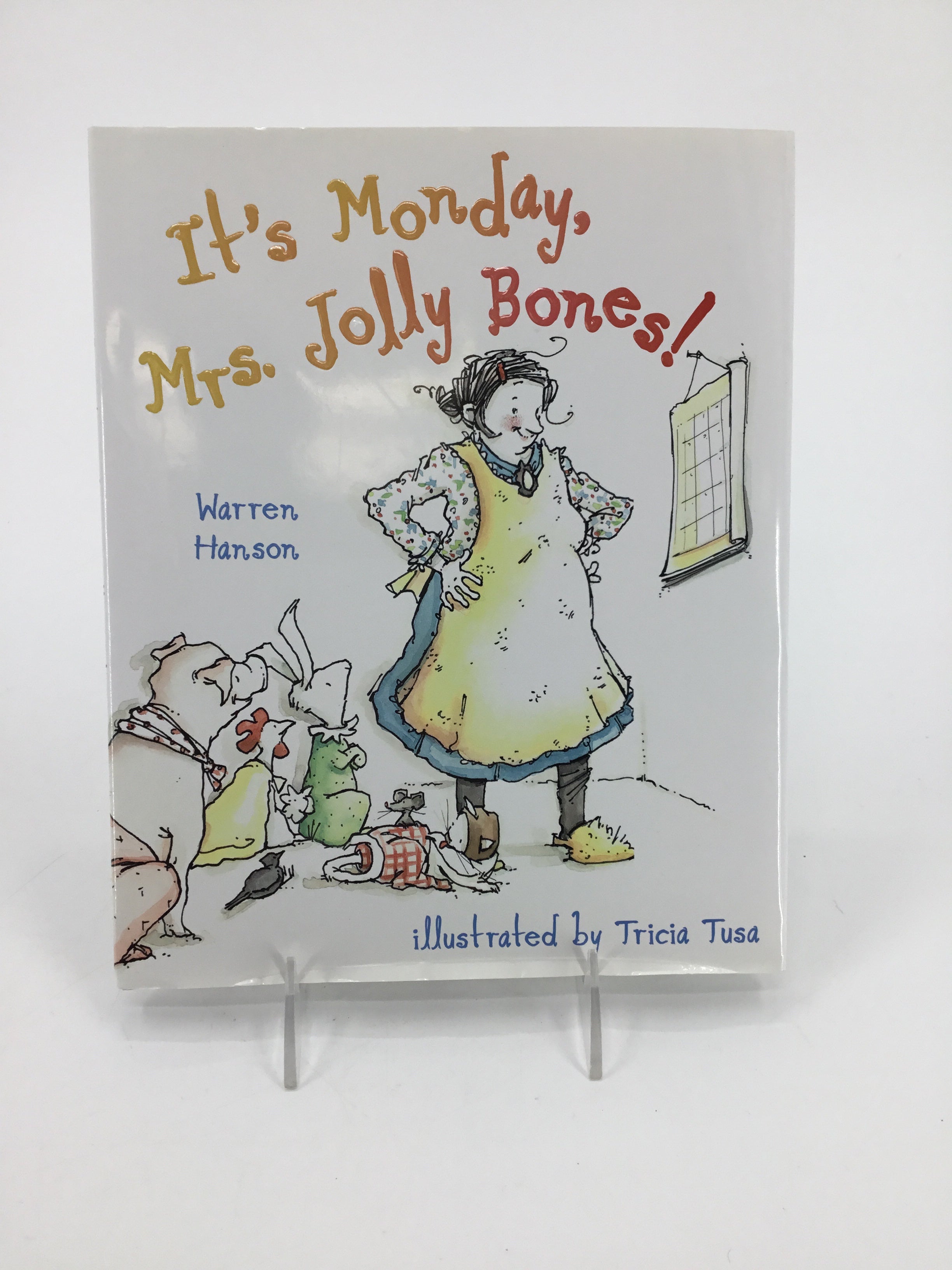 Simon & Schuester It's Monday, Mrs. Jolly Bones Hardcover Book
