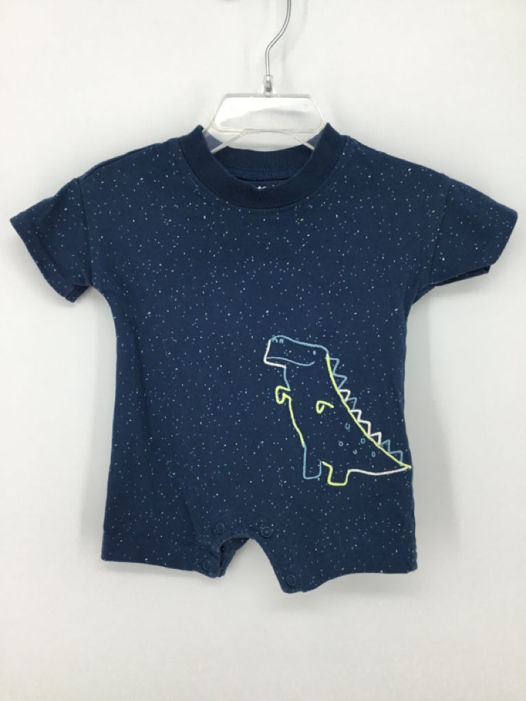 Just One You Made by Carters Child Size 3 Months Blue Dinosaur Outfit - boys