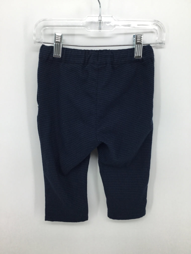 H & M Child Size 9 Months Blue Houndstooth Pants - boys