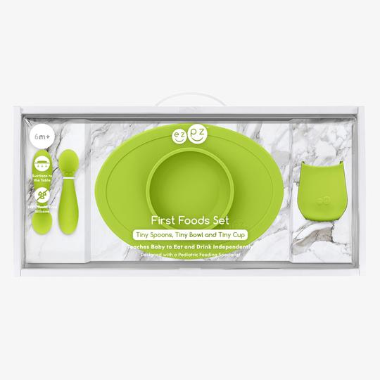 ezpz - First Foods Set (Lime Green)
