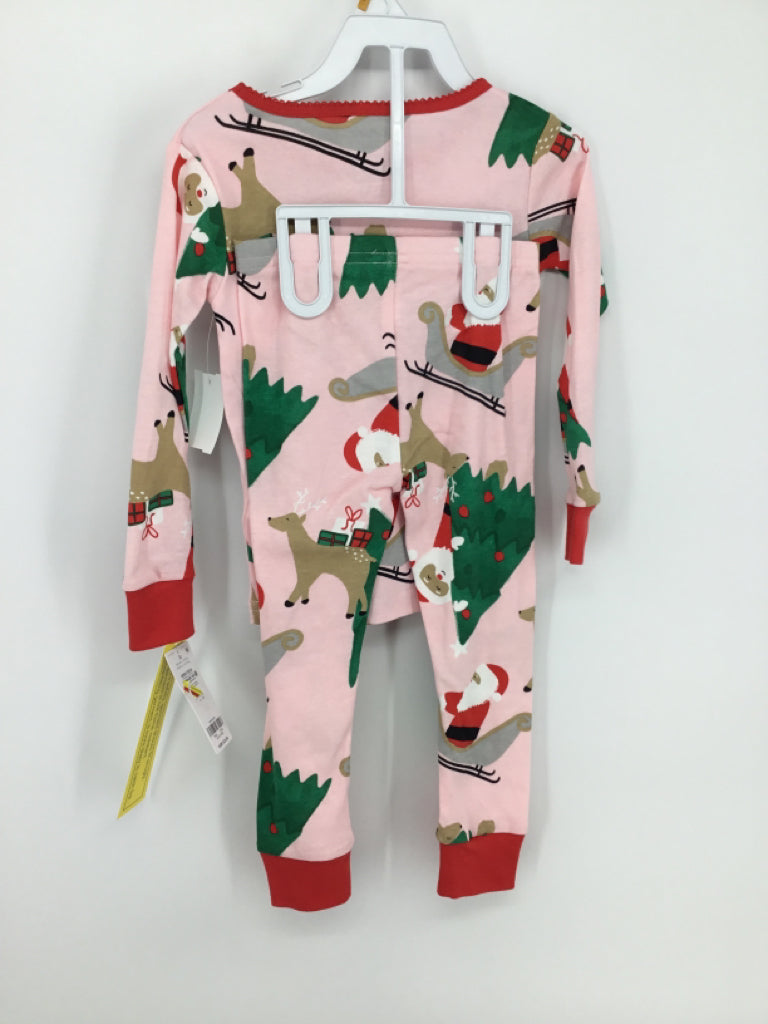 Carter's Child Size 3 Pink Christmas Pajamas