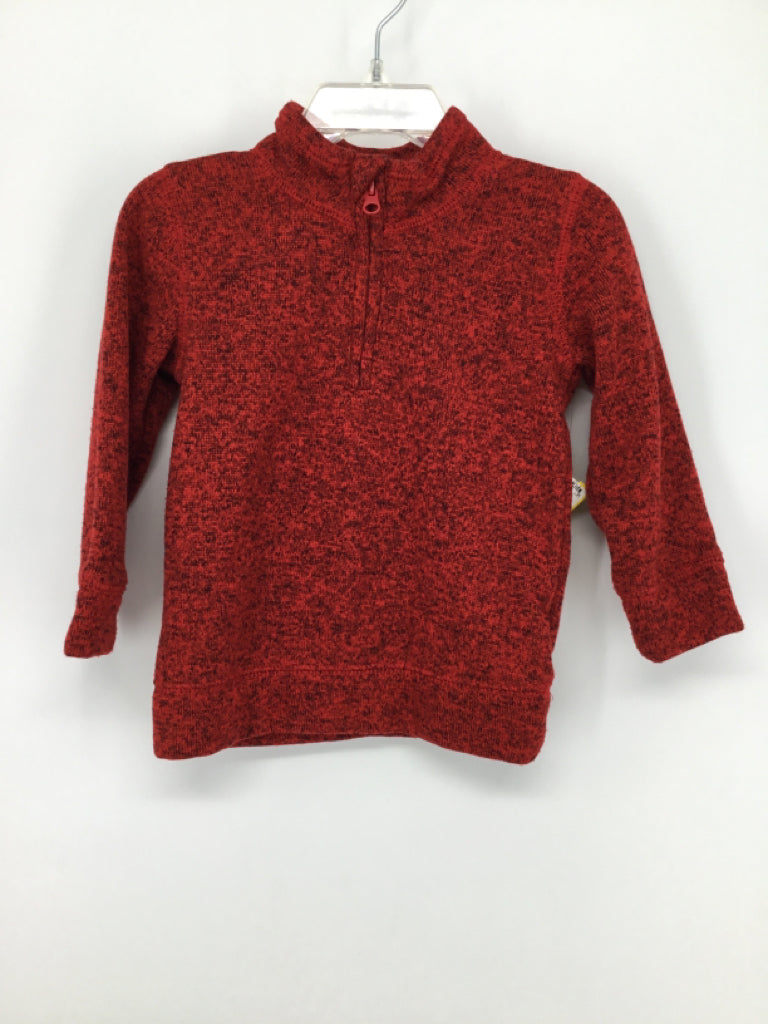 jumping beans Child Size 18 Months Red Marbled Shirt - boys