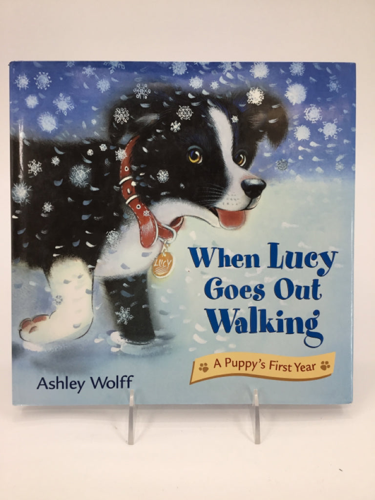 When Lucy Goes Out Walking Hardcover Book