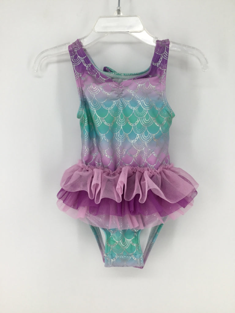 Cat & Jack Child Size 18 Months Purple Swimwear - girls