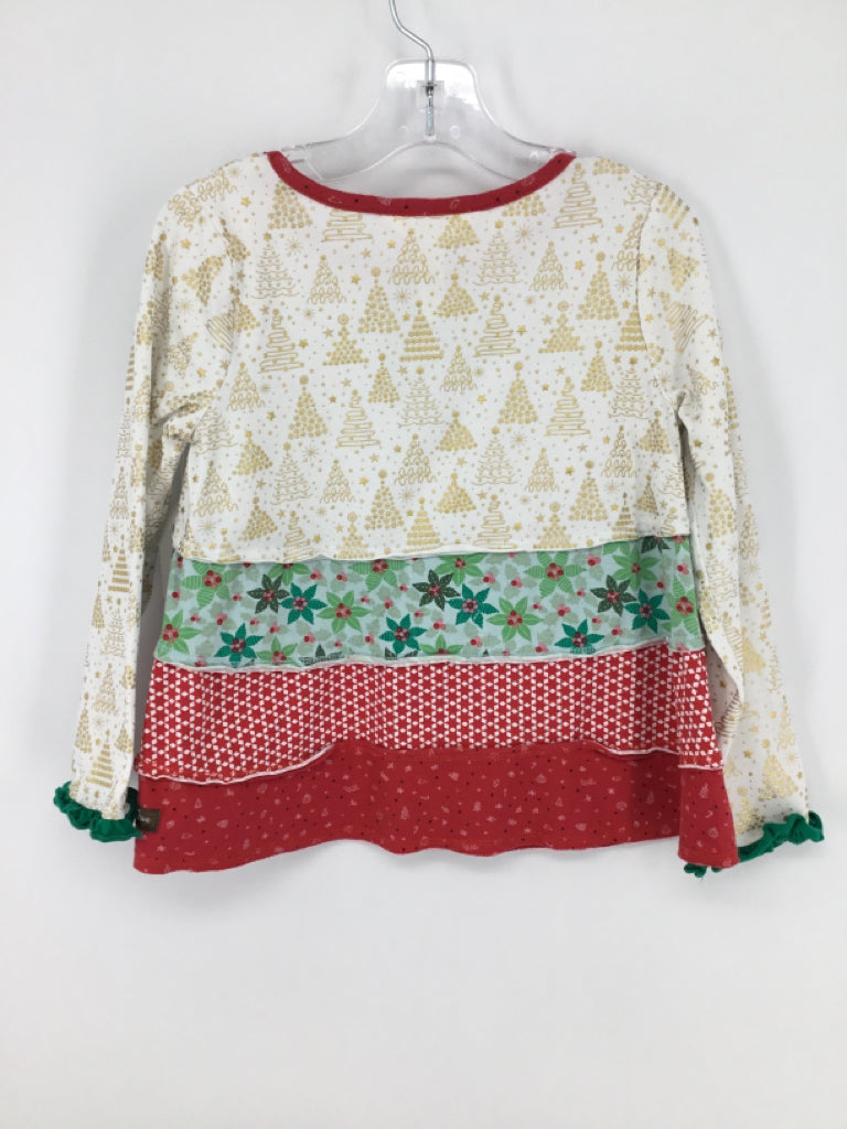 Matilda Jane Clothing Child Size 6 Red Christmas Shirt
