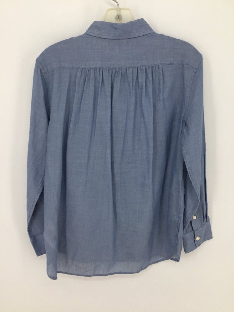 Ralph Lauren Child Size 8 Blue Shirt - girls