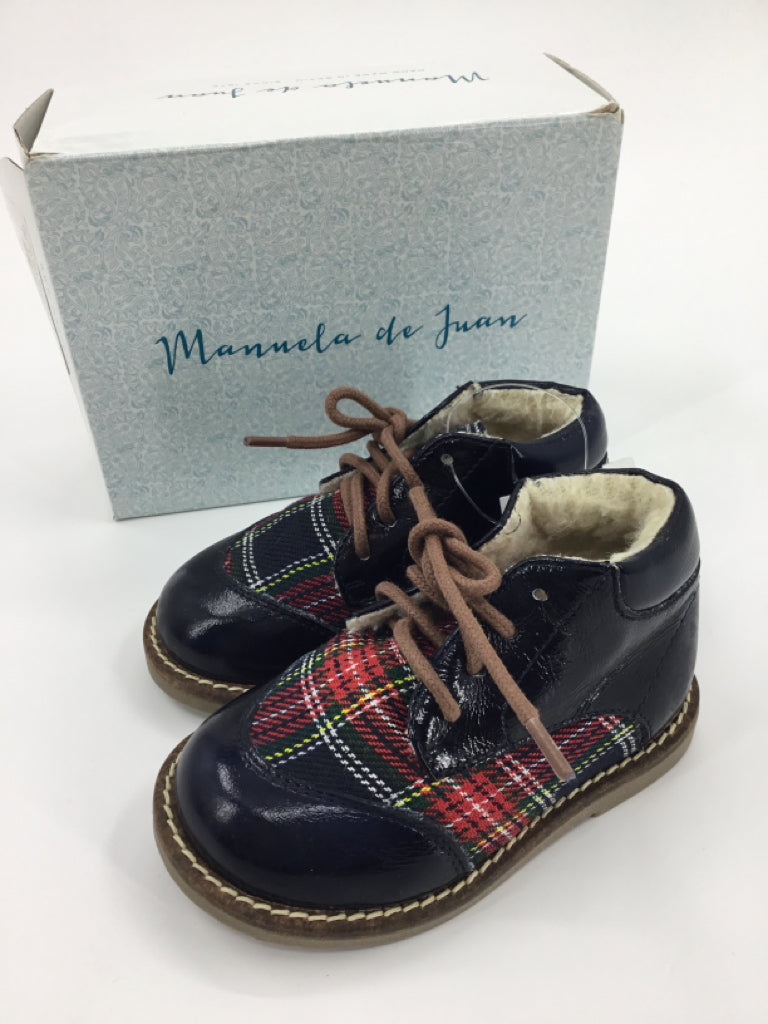 Manuela de Juan Child Size 4.5 Toddler Blue Boots
