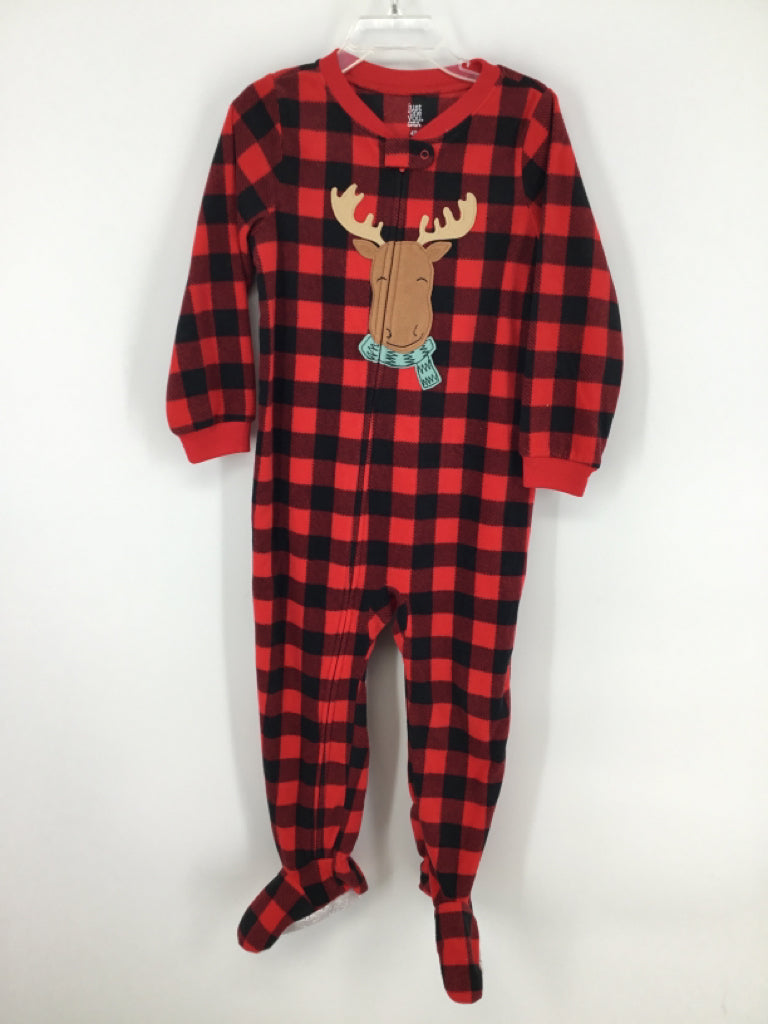 Just One You Made by Carters Child Size 4 Red Sleepers