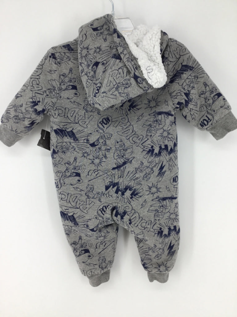 Joe Fresh Child Size 3-6 Months Gray Print Outerwear - boys