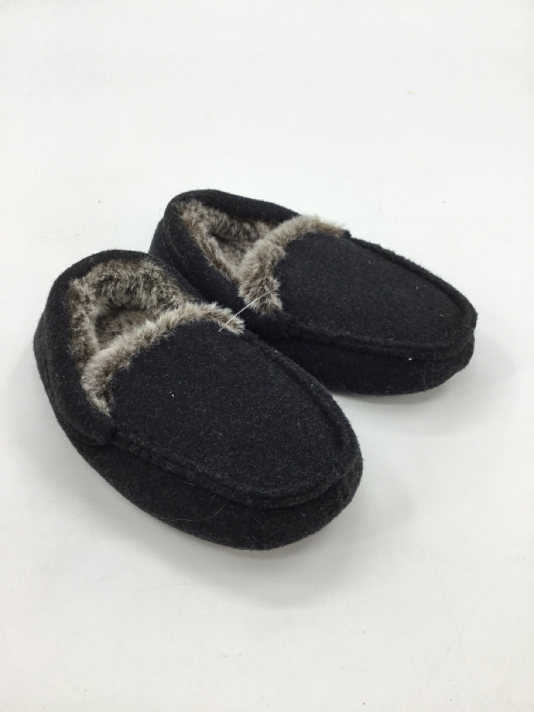 brandless Child Size 7 Toddler Gray Slippers