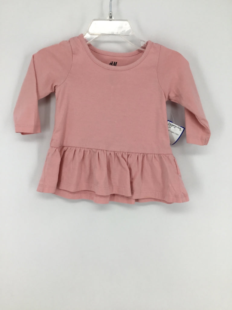 H & M Child Size 3 Months Pink Shirt - girls