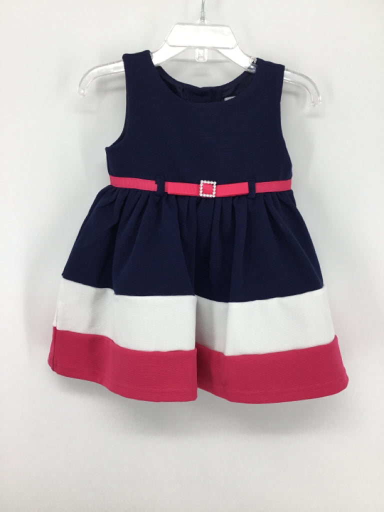 Sweet Heart Rose Child Size 18 Months Navy Dress - girls