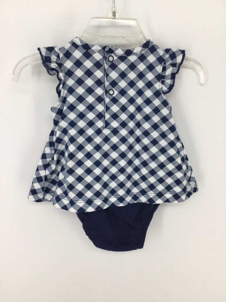 Child of Mine Child Size 0-3 Months Navy Outfit - girls