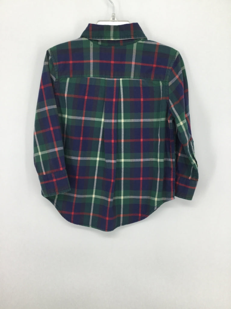 Ralph Lauren Child Size 2 Multi-Color Plaid Shirt - boys