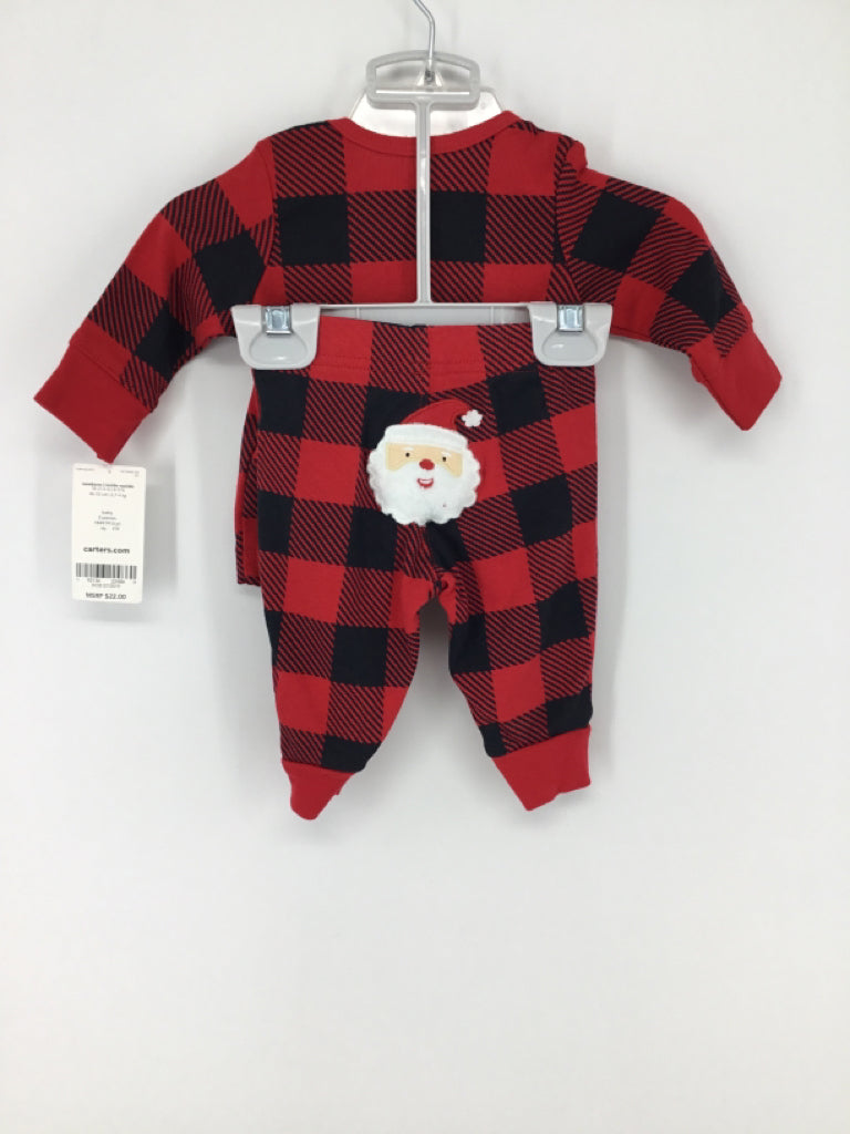 Carter's Child Size Newborn Red Christmas Outfit