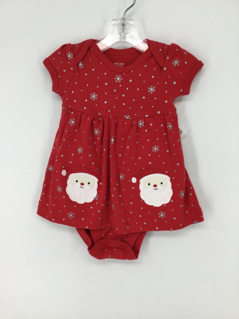 Just One You Made by Carters Child Size 6 Months Red Christmas Outfit