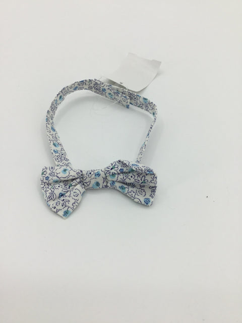 Child Size Toddler Blue Floral Tie/Bowtie