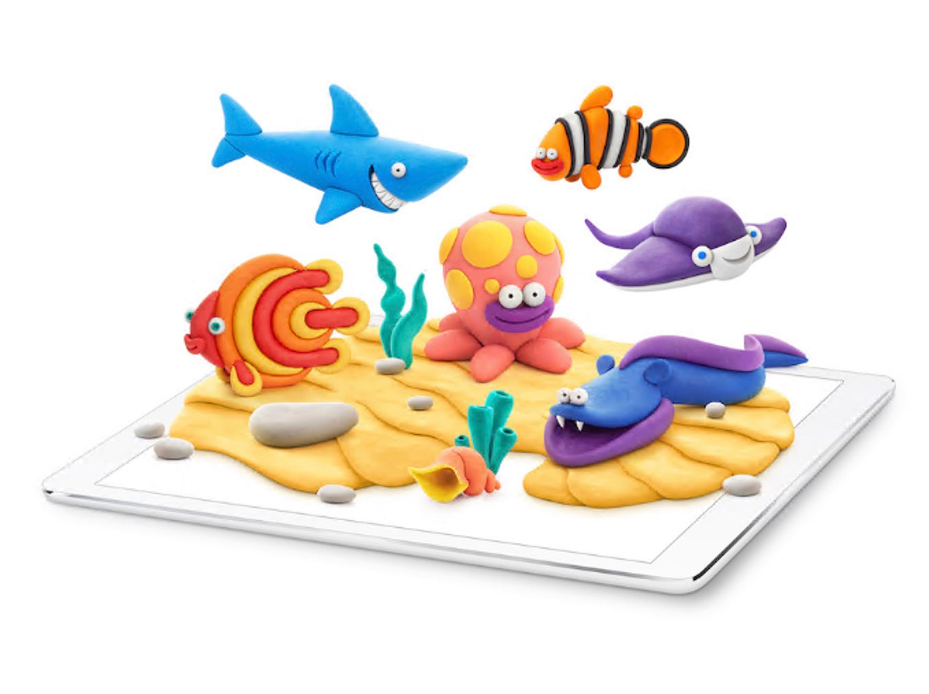 Fat Brain Toys - Hey Clay (Ocean, Monsters, Animals, and Dinos)