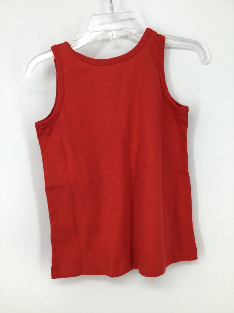 Carter's Child Size 3 Red Stars & Stripes Tank Top