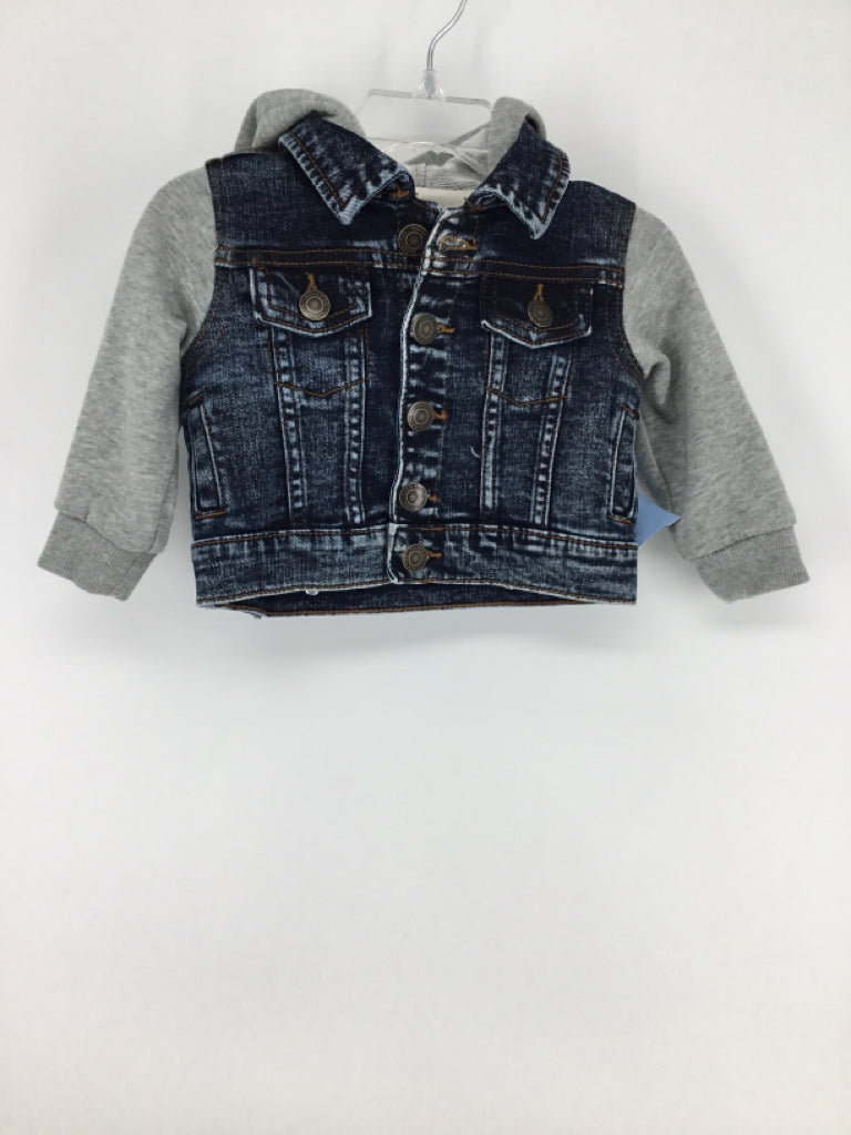 Tucker + Tate Child Size 9 Months Blue Solid Jacket - boys