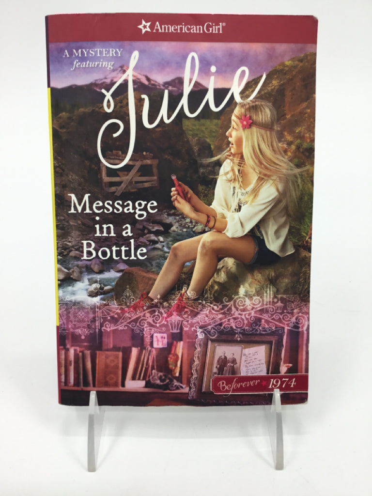 American Girl Julie Message in a Bottle Paperback Book