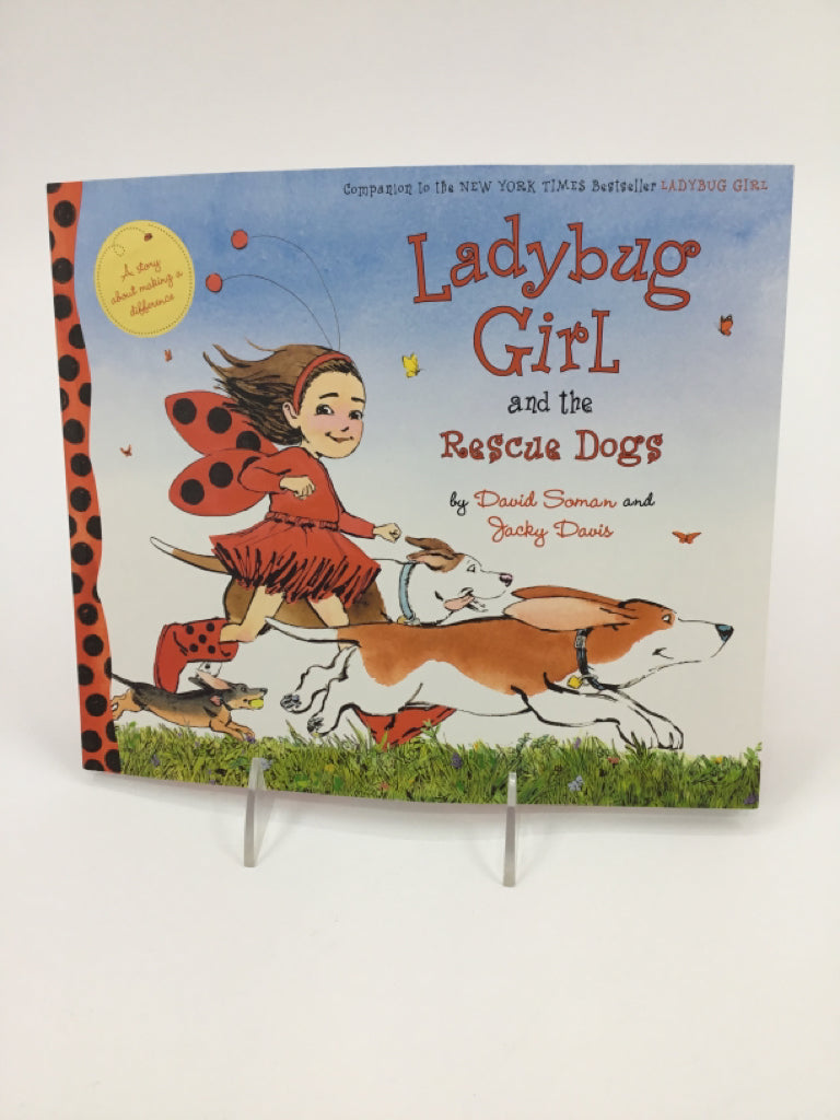 Ladybug Girl & the Rescue Dogs Paperback Book