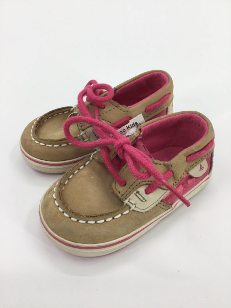 Sperry Child Size 3 Toddler Brown Dress Shoes